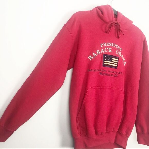 BARACK OBAMA Presidential Inauguration Hoodie S - Picture 2 of 5